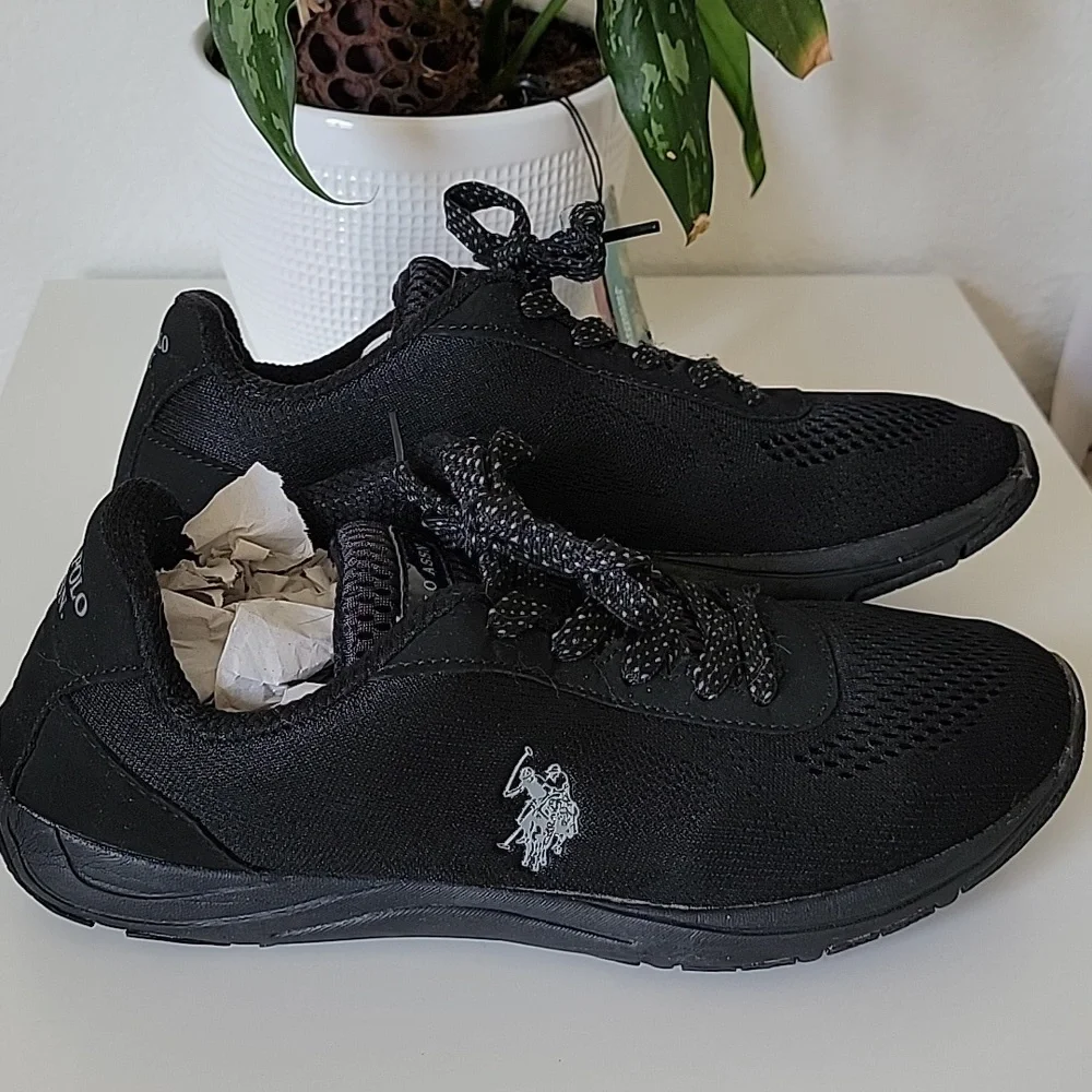 U S Polo Assn black Sneakers 10 size